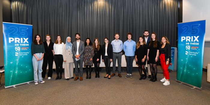Les 14 finalistes du Prix de thèse ADF/Dentsply Sirona 2022