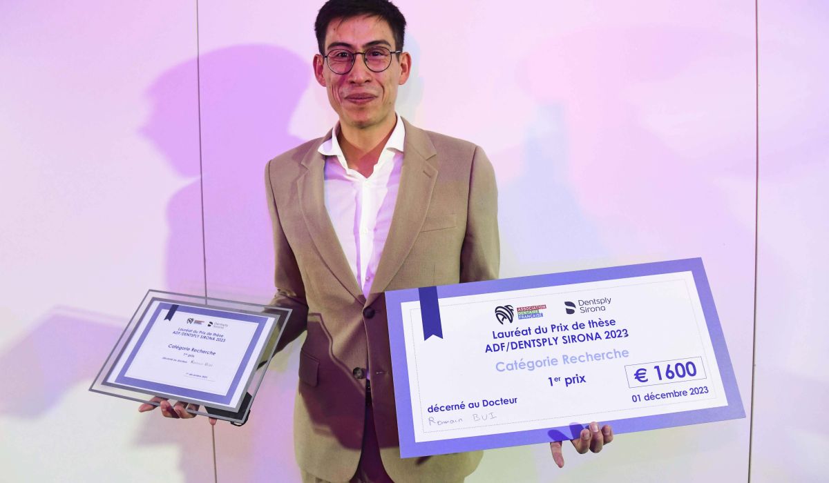 Rencontre avec le Dr Romain Bui, 1er prix de thèse ADF Dentsply Sirona 2023